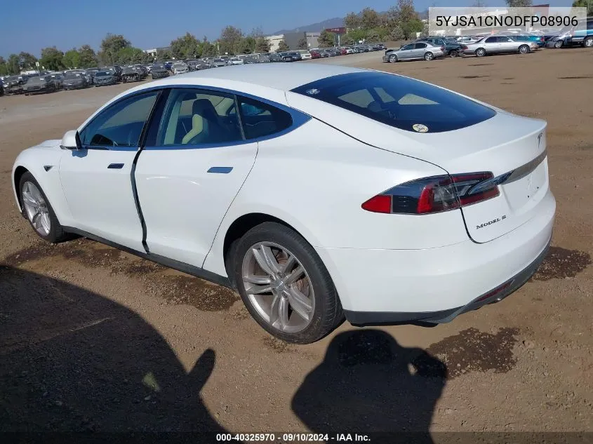 2013 Tesla Model S VIN: 5YJSA1CNODFP08906 Lot: 40325970