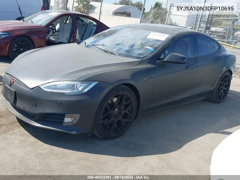 2013 Tesla Model S VIN: 5YJSA1DN3DFP10695 Lot: 40333391