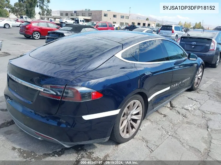 2013 Tesla Model S Performance VIN: 5YJSA1DP3DFP18152 Lot: 40340197