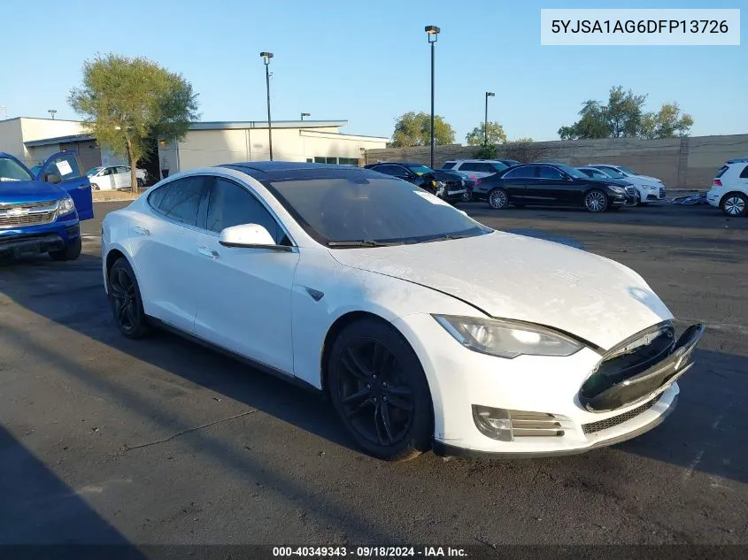 2013 Tesla Model S VIN: 5YJSA1AG6DFP13726 Lot: 40349343