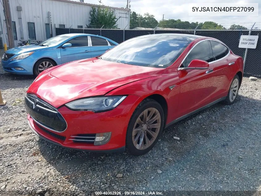 2013 Tesla Model S VIN: 5YJSA1CN4DFP27099 Lot: 40352926