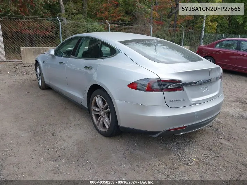 2013 Tesla Model S VIN: 5YJSA1CN2DFP27666 Lot: 40358259