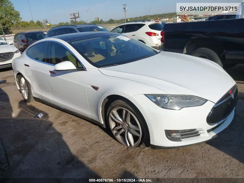 2013 Tesla Model S Performance VIN: 5YJSA1DP7DFP13715 Lot: 40576786