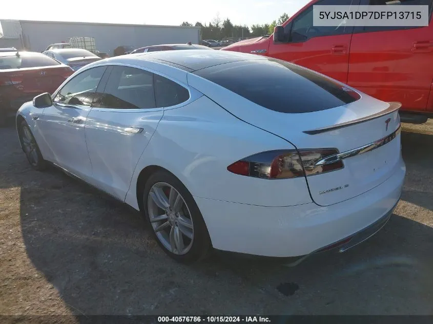 2013 Tesla Model S Performance VIN: 5YJSA1DP7DFP13715 Lot: 40576786