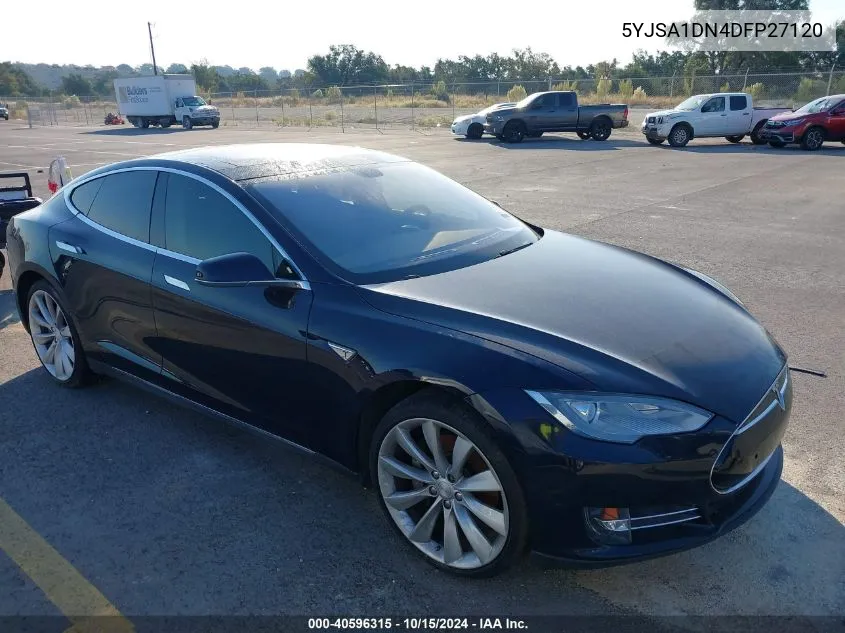 2013 Tesla Model S VIN: 5YJSA1DN4DFP27120 Lot: 40596315