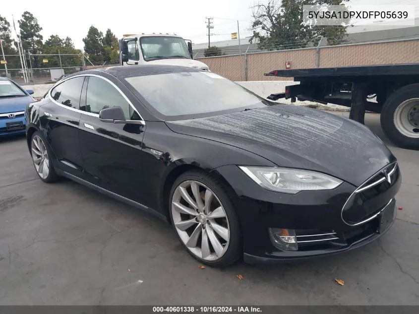 2013 Tesla Model S Performance VIN: 5YJSA1DPXDFP05639 Lot: 40601338