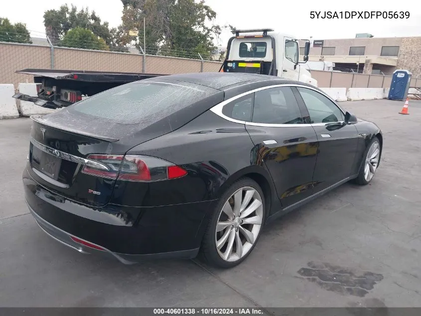 2013 Tesla Model S Performance VIN: 5YJSA1DPXDFP05639 Lot: 40601338