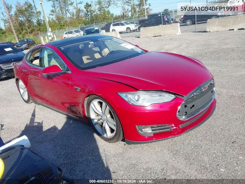 2013 Tesla Model S VIN: 5YJSA1CG4DFP19991 Lot: 40603233