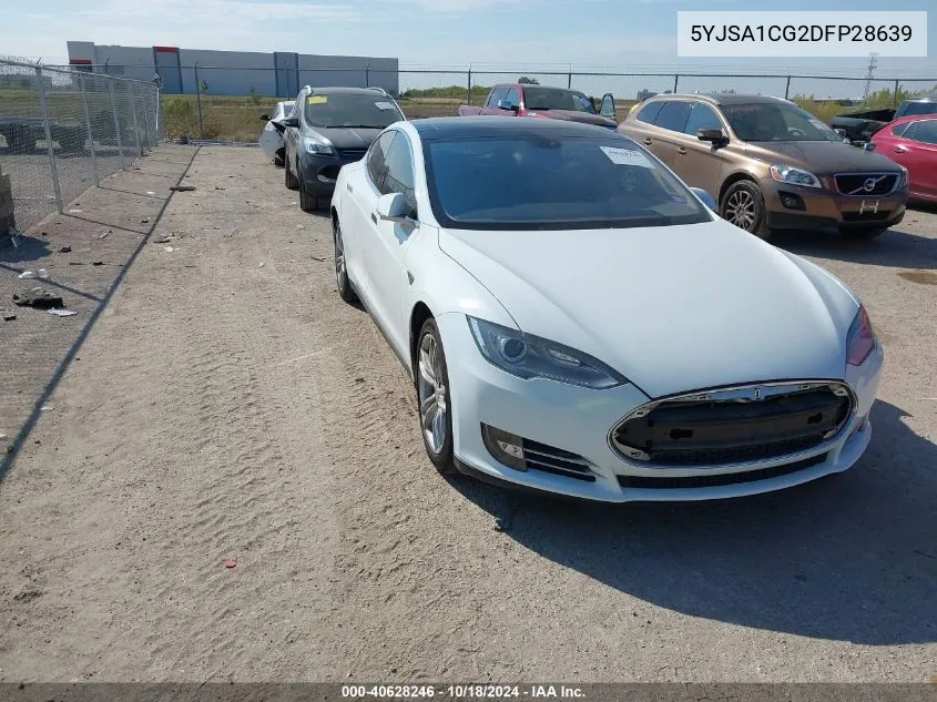 2013 Tesla Model S VIN: 5YJSA1CG2DFP28639 Lot: 40628246