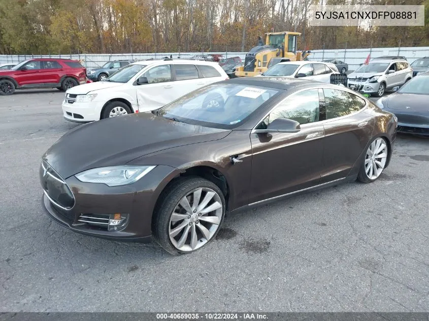 2013 Tesla Model S VIN: 5YJSA1CNXDFP08881 Lot: 40659035