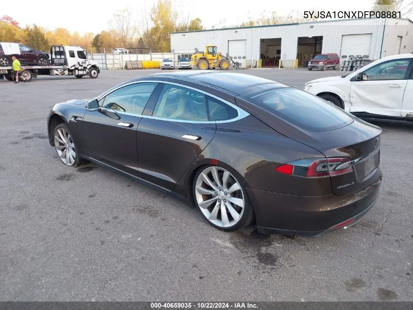 2013 Tesla Model S VIN: 5YJSA1CNXDFP08881 Lot: 40659035