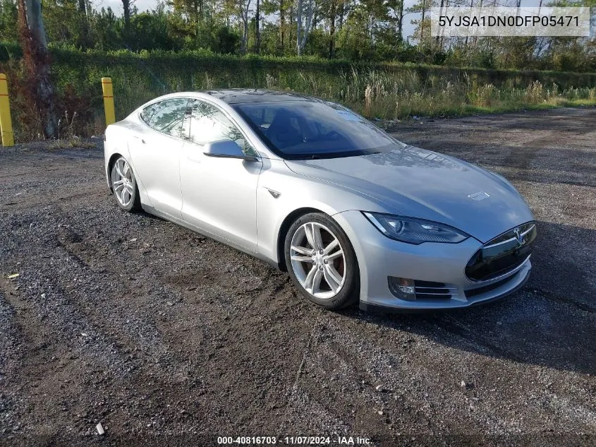 2013 Tesla Model S VIN: 5YJSA1DN0DFP05471 Lot: 40816703