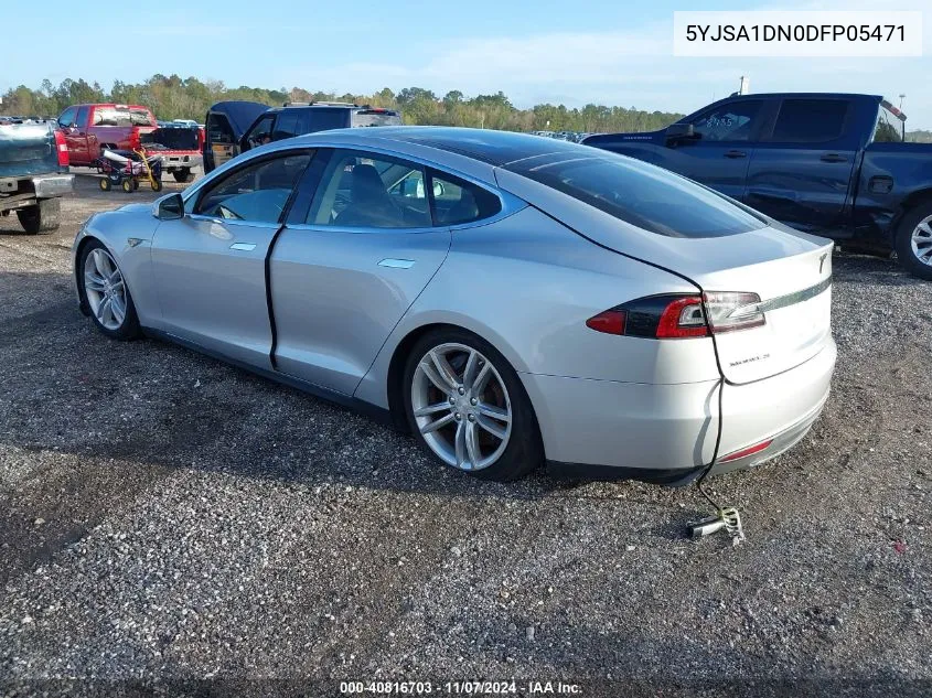 2013 Tesla Model S VIN: 5YJSA1DN0DFP05471 Lot: 40816703