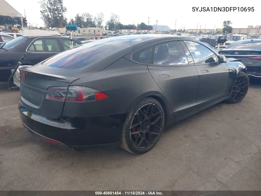 2013 Tesla Model S VIN: 5YJSA1DN3DFP10695 Lot: 40881454