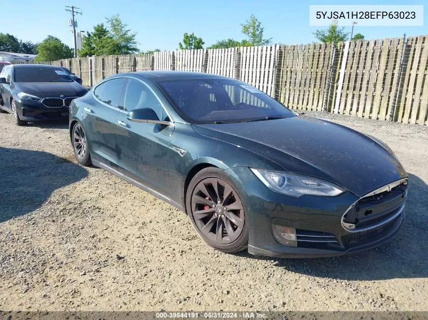 2014 Tesla Model S P85D VIN: 5YJSA1H28EFP63023 Lot: 39544191