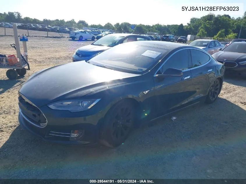 2014 Tesla Model S P85D VIN: 5YJSA1H28EFP63023 Lot: 39544191