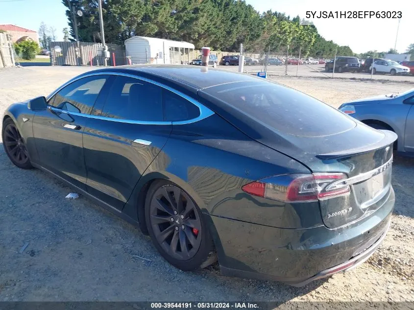 2014 Tesla Model S P85D VIN: 5YJSA1H28EFP63023 Lot: 39544191