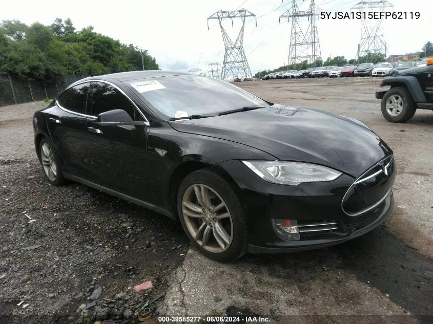 2014 Tesla Model S VIN: 5YJSA1S15EFP62119 Lot: 39585277