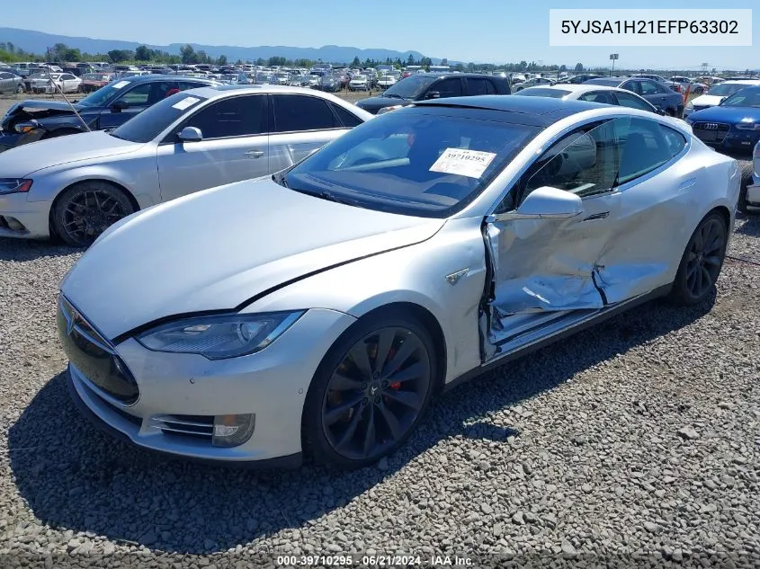 5YJSA1H21EFP63302 2014 Tesla Model S P85D