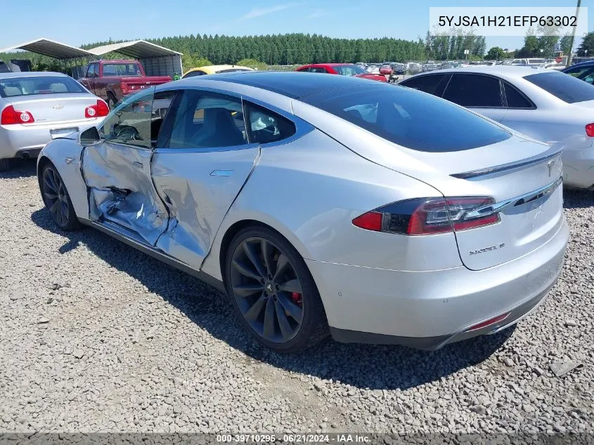 5YJSA1H21EFP63302 2014 Tesla Model S P85D