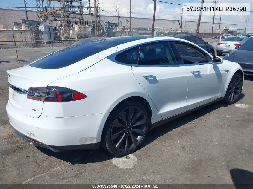 5YJSA1H1XEFP36798 2014 Tesla Model S P85