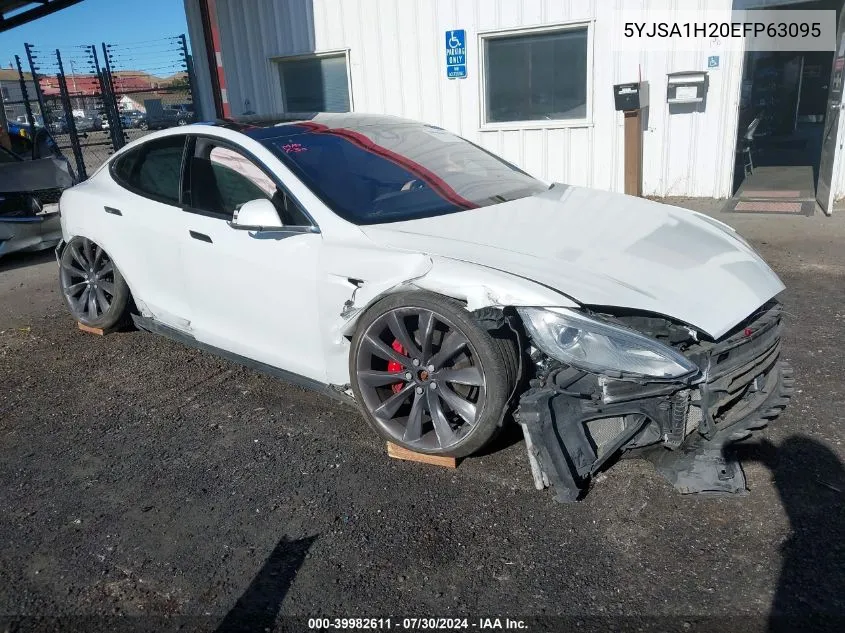 5YJSA1H20EFP63095 2014 Tesla Model S P85D