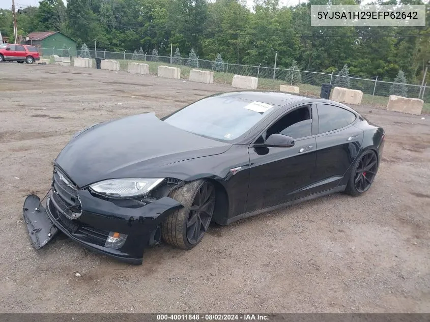 5YJSA1H29EFP62642 2014 Tesla Model S P85D