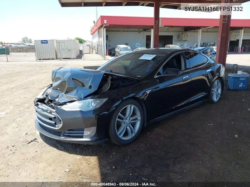 5YJSA1H16EFP51332 2014 Tesla Model S P85