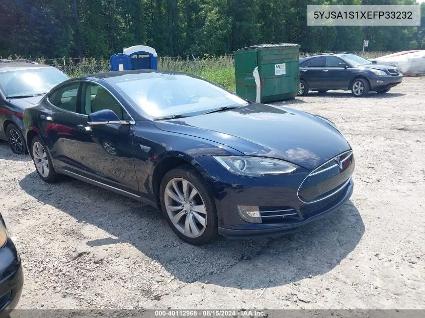 2014 Tesla Model S VIN: 5YJSA1S1XEFP33232 Lot: 40112968