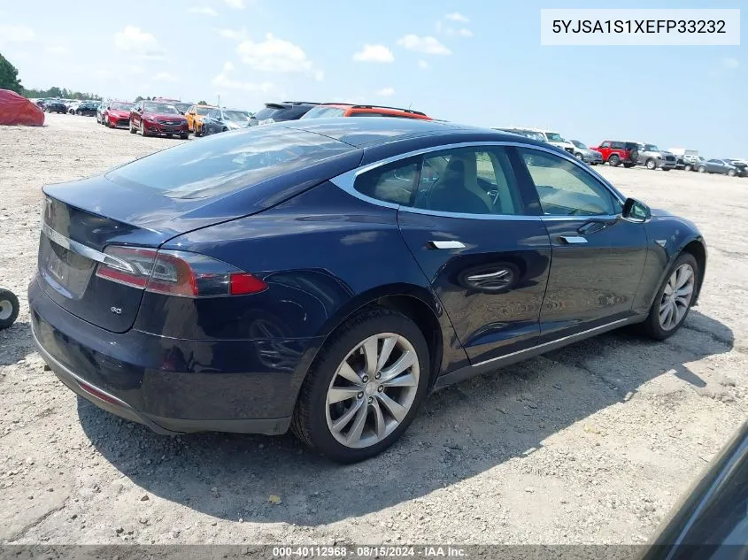 2014 Tesla Model S VIN: 5YJSA1S1XEFP33232 Lot: 40112968