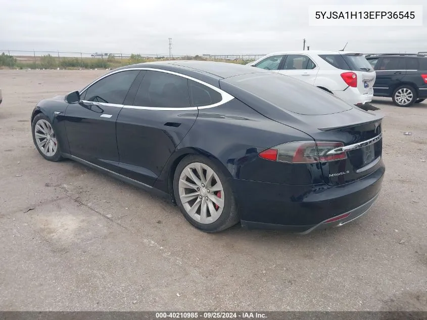 2014 Tesla Model S P85 VIN: 5YJSA1H13EFP36545 Lot: 40210985