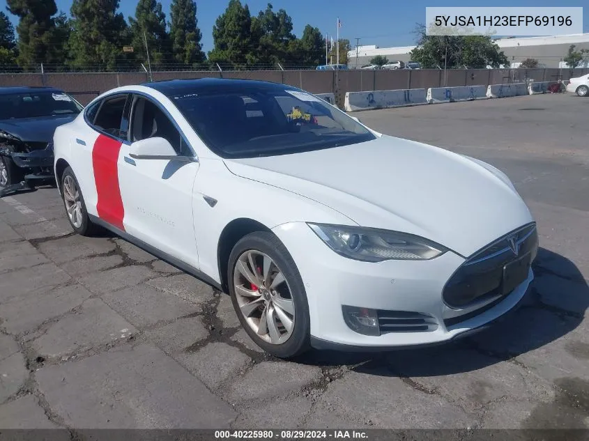 2014 Tesla Model S P85D VIN: 5YJSA1H23EFP69196 Lot: 40225980