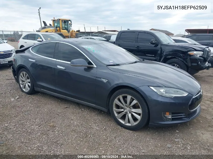 2014 Tesla Model S P85 VIN: 5YJSA1H18EFP62509 Lot: 40298063