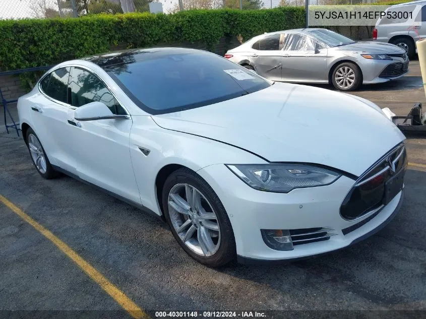 5YJSA1H14EFP53001 2014 Tesla Model S P85