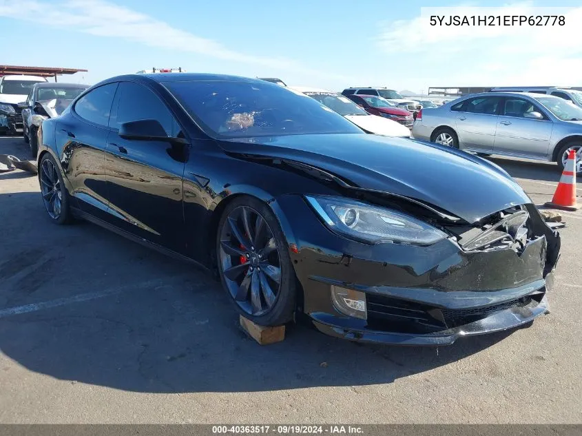 5YJSA1H21EFP62778 2014 Tesla Model S P85D