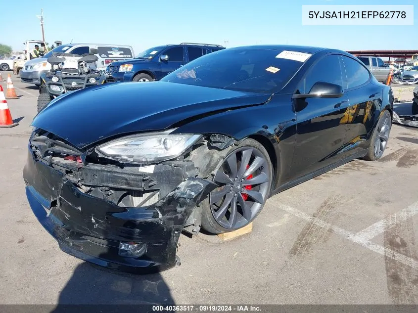 5YJSA1H21EFP62778 2014 Tesla Model S P85D