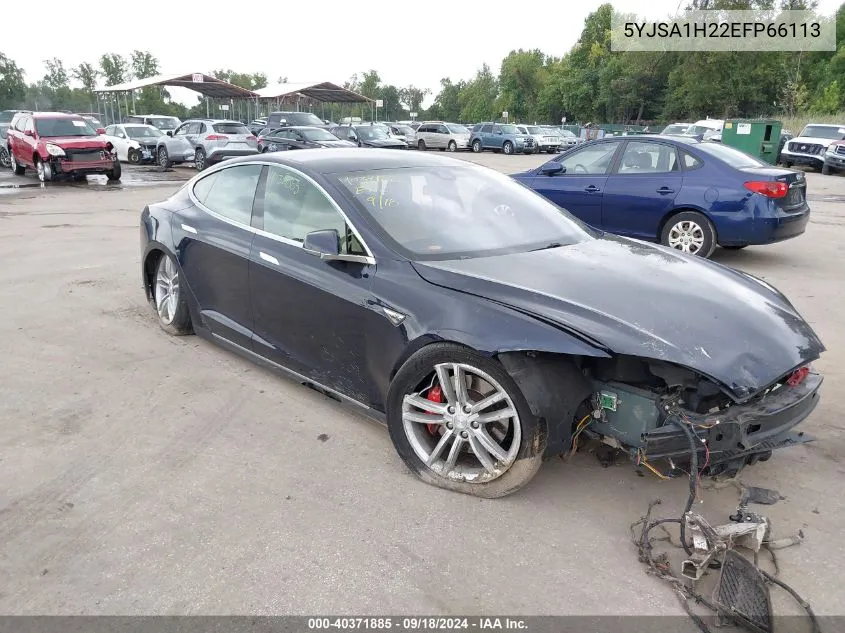 2014 Tesla Model S P85D VIN: 5YJSA1H22EFP66113 Lot: 40371885