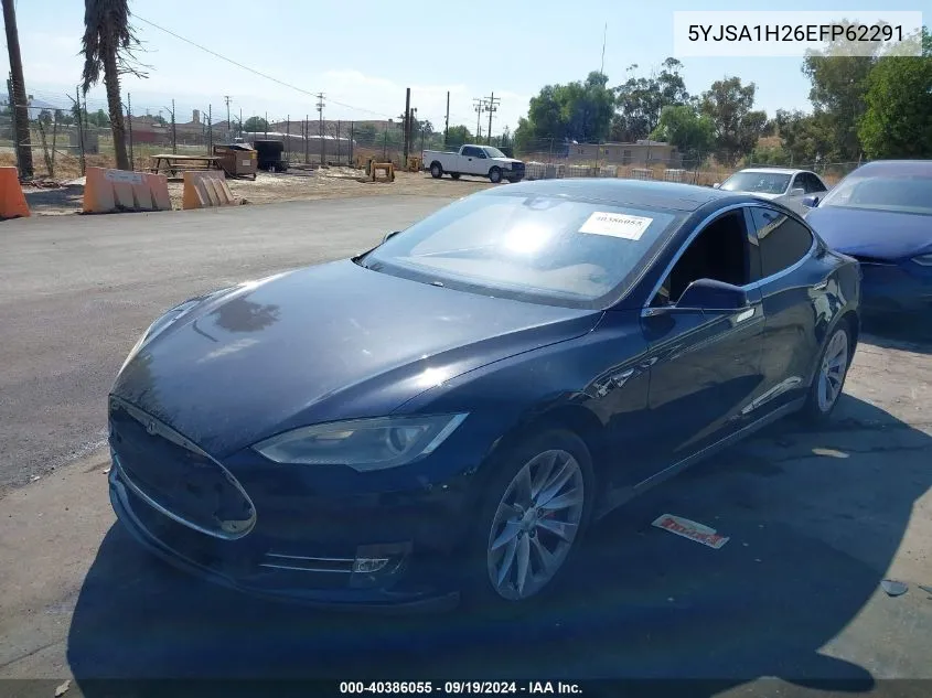 2014 Tesla Model S P85D VIN: 5YJSA1H26EFP62291 Lot: 40386055