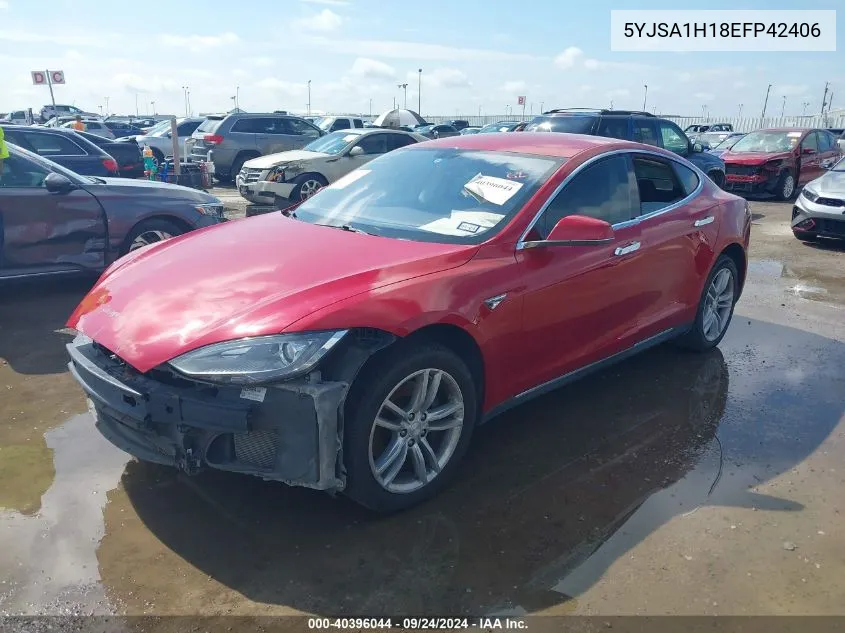 5YJSA1H18EFP42406 2014 Tesla Model S P85