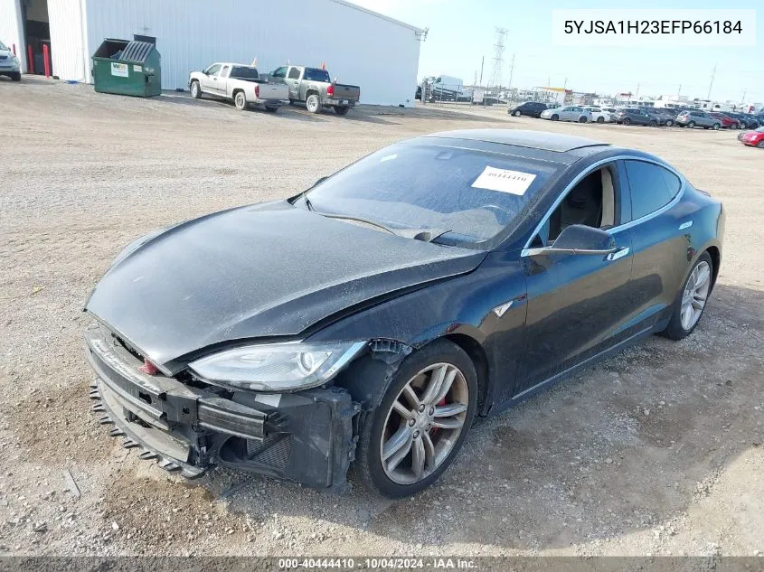 2014 Tesla Model S VIN: 5YJSA1H23EFP66184 Lot: 40444410