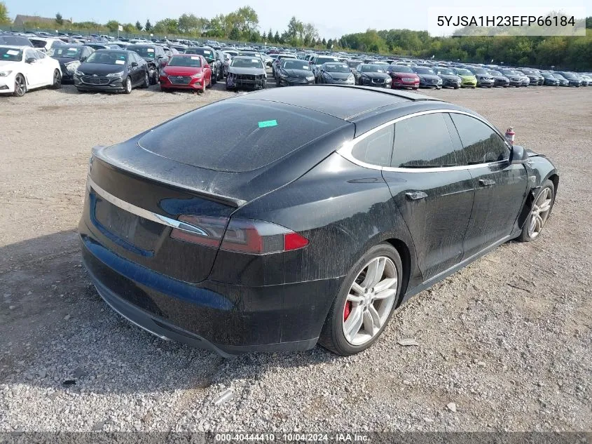 2014 Tesla Model S VIN: 5YJSA1H23EFP66184 Lot: 40444410