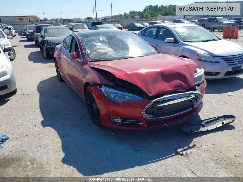 5YJSA1H1XEFP31701 2014 Tesla Model S P85