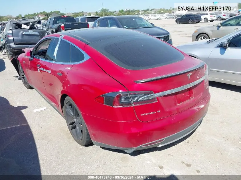 5YJSA1H1XEFP31701 2014 Tesla Model S P85