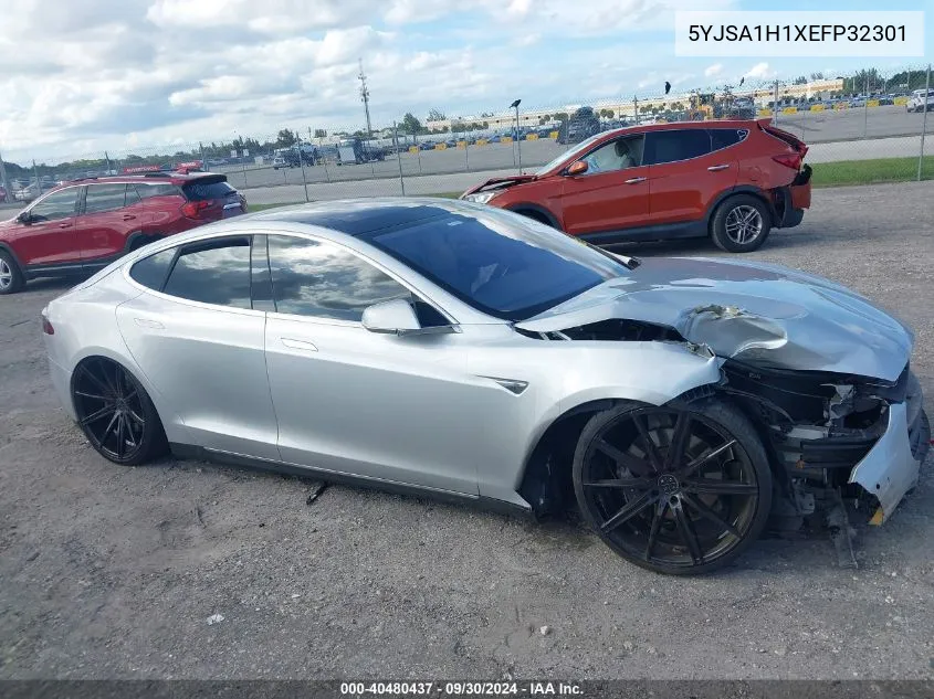 5YJSA1H1XEFP32301 2014 Tesla Model S P85