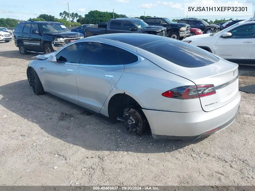 5YJSA1H1XEFP32301 2014 Tesla Model S P85