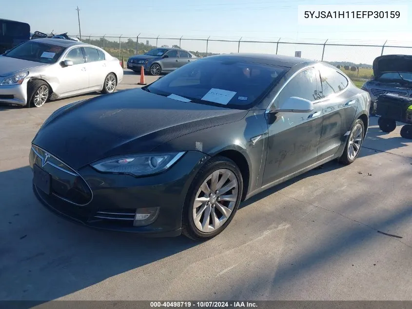 2014 Tesla Model S VIN: 5YJSA1H11EFP30159 Lot: 40498719