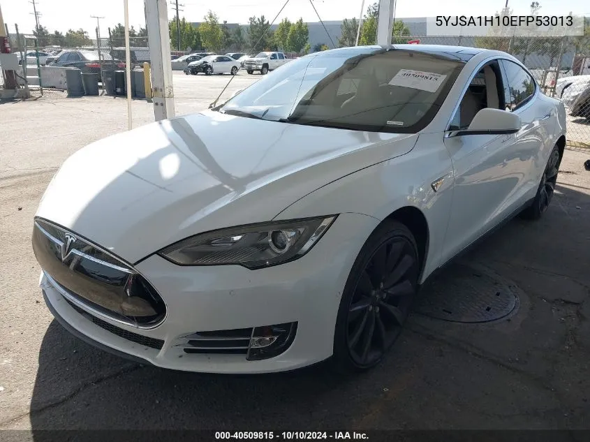 2014 Tesla Model S P85 VIN: 5YJSA1H10EFP53013 Lot: 40509815