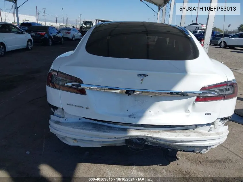 2014 Tesla Model S P85 VIN: 5YJSA1H10EFP53013 Lot: 40509815