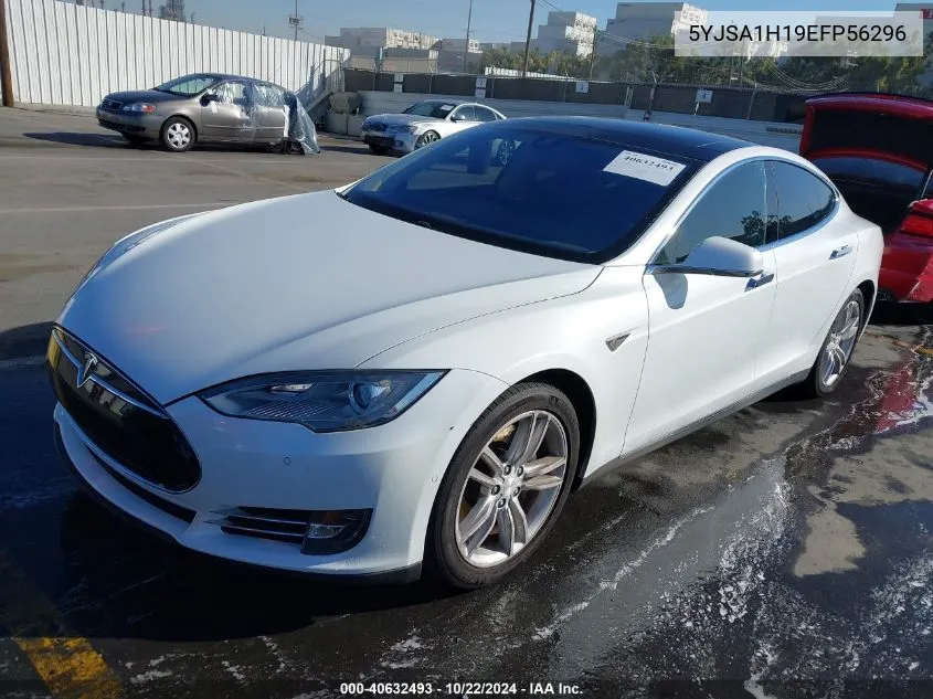 2014 Tesla Model S 60 Kwh Battery/P85 VIN: 5YJSA1H19EFP56296 Lot: 40632493