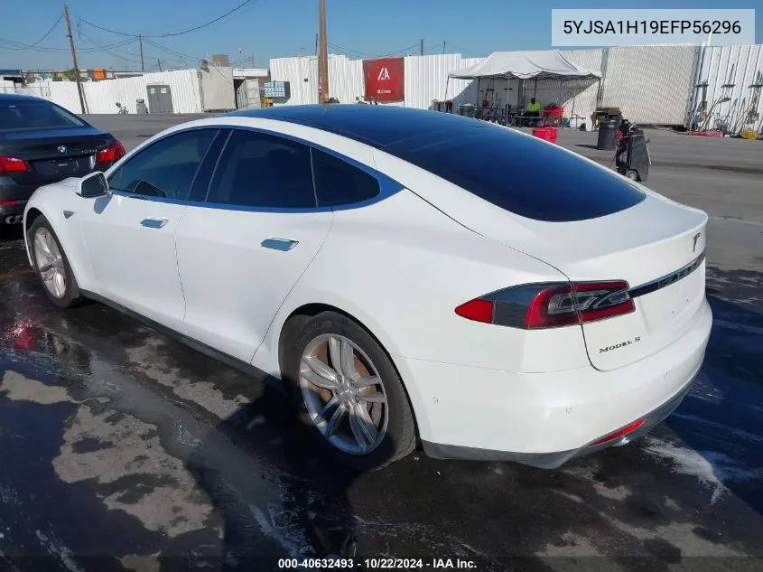 2014 Tesla Model S 60 Kwh Battery/P85 VIN: 5YJSA1H19EFP56296 Lot: 40632493